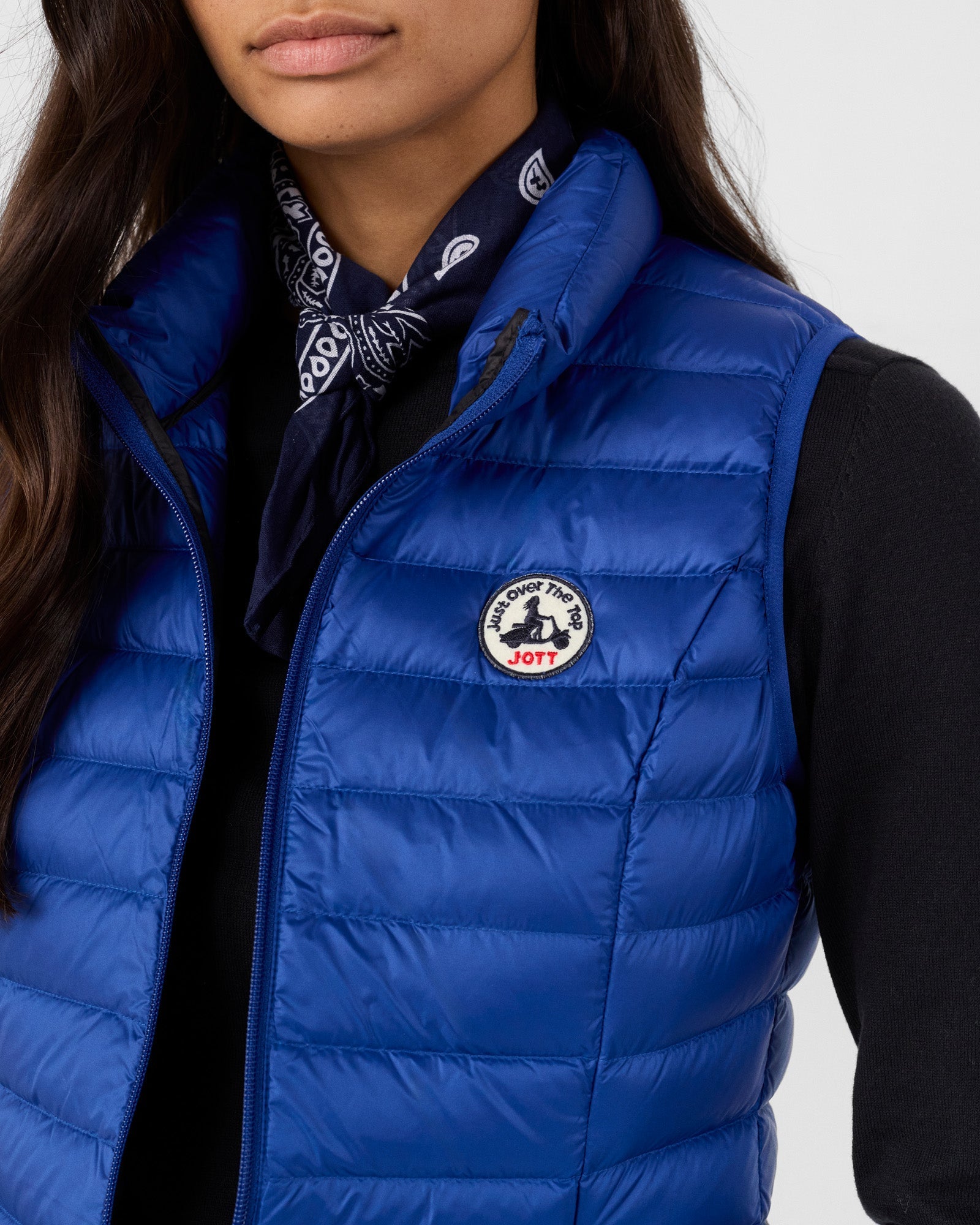 Doudoune légère sans manches Bleu cobalt Seda