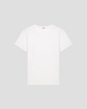 T-shirt col rond femme en coton Blanc Angela