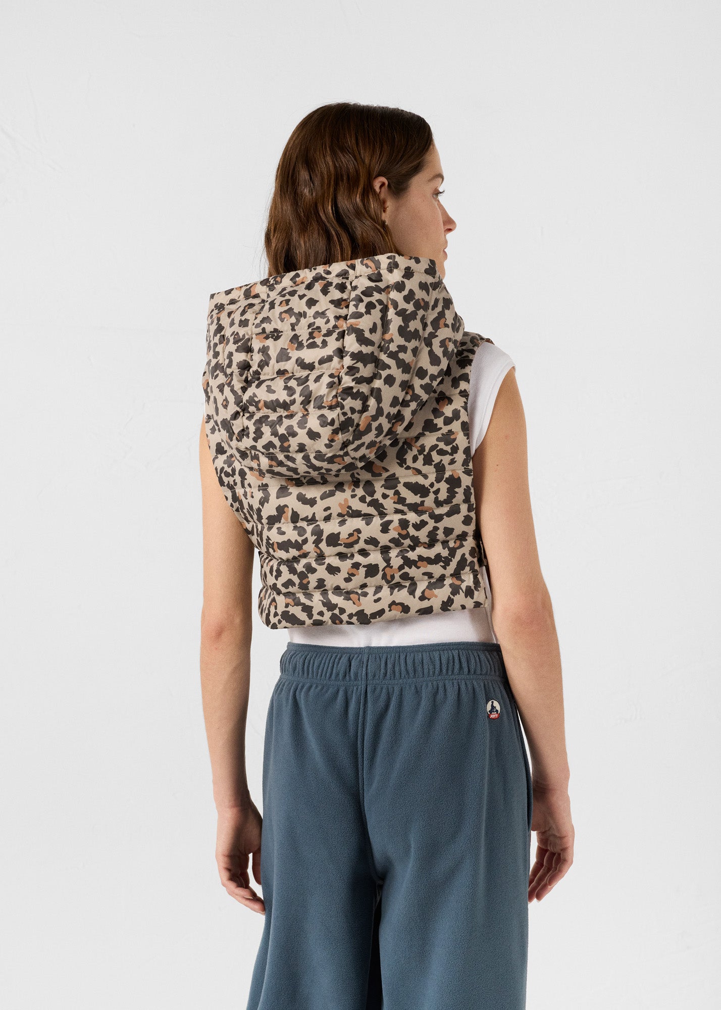 Capuche Leopard beige Alae print