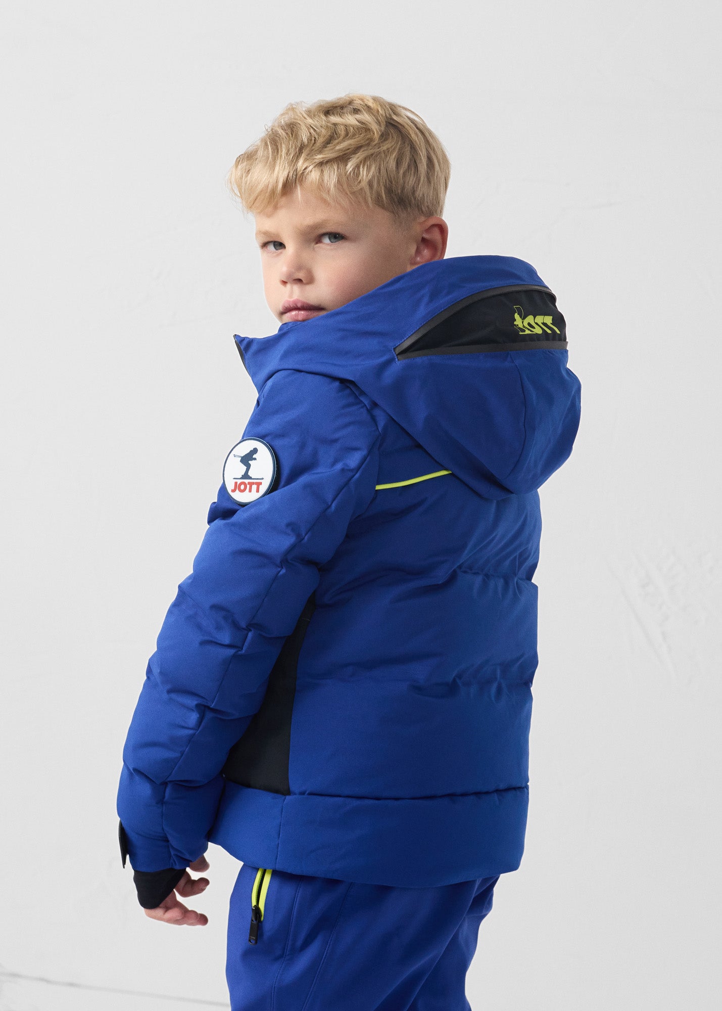 Veste de ski enfant Grand froid Bleu cobalt Cembros