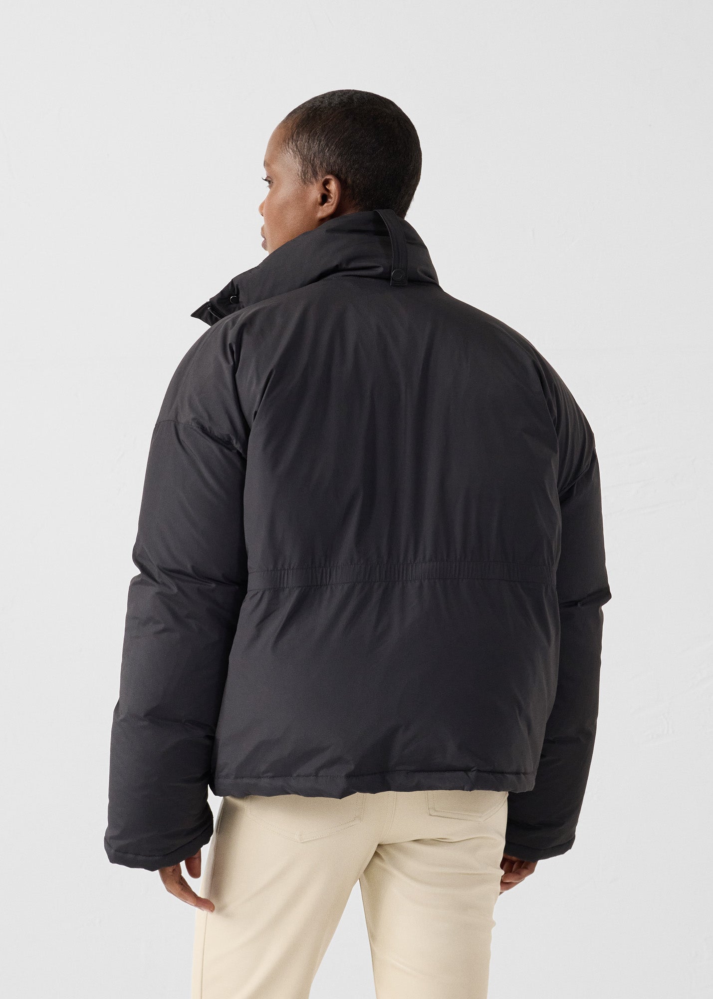 Doudoune Grand Froid avec écharpe amovible Noir Claude