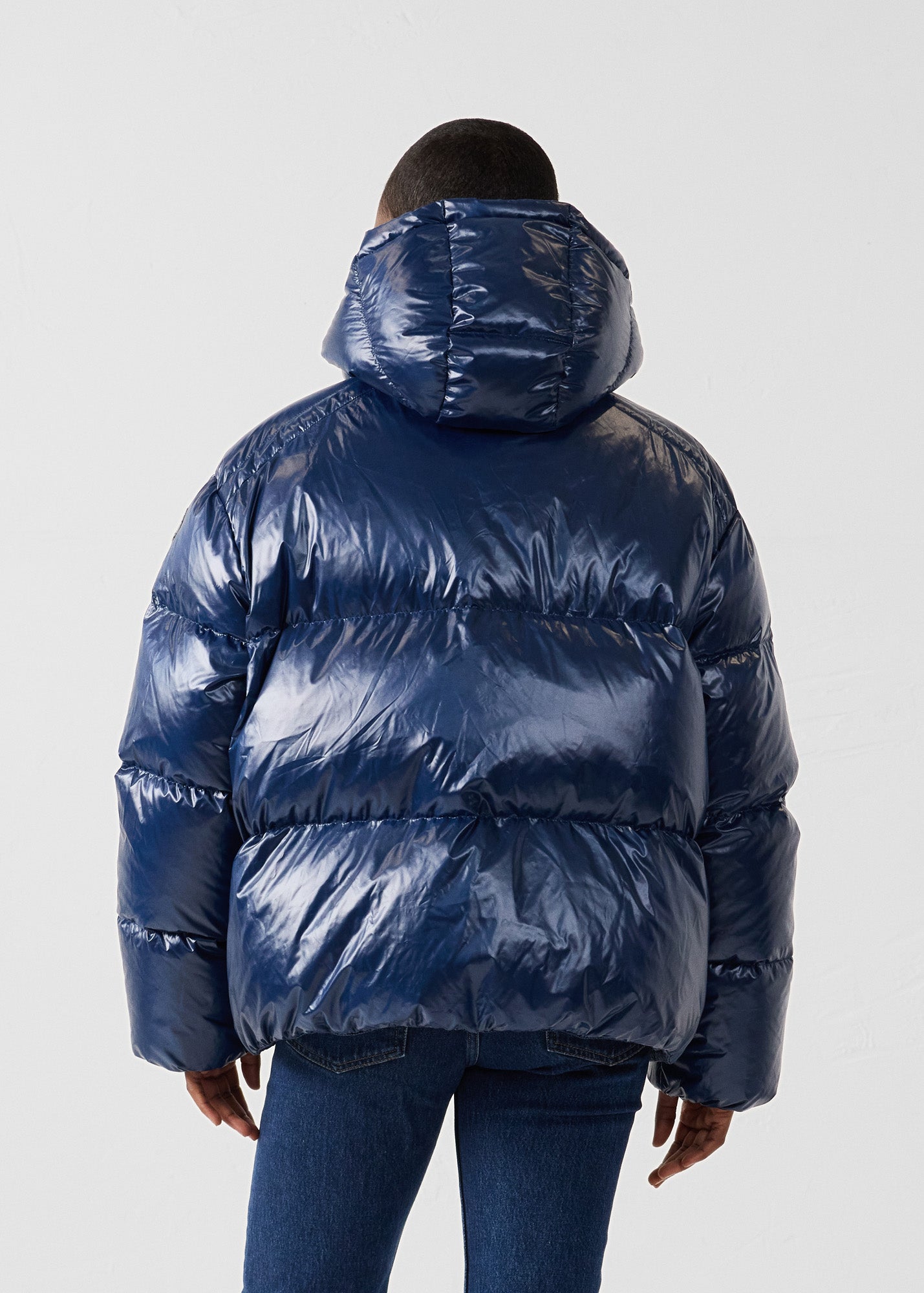 Doudoune Grand Froid puffer Marine Quinn shiny