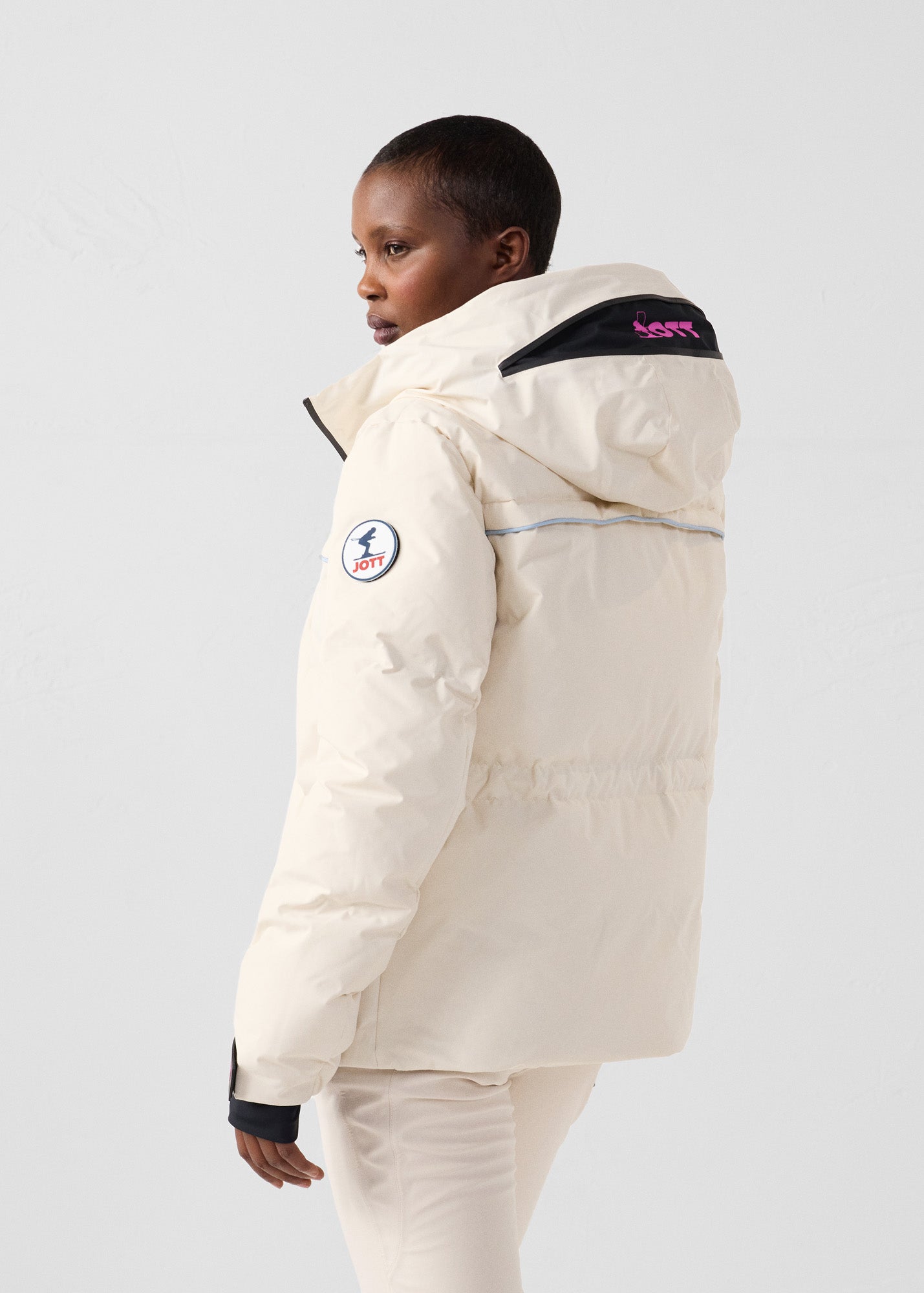 Veste de ski Grand froid Naturel Soldanelle