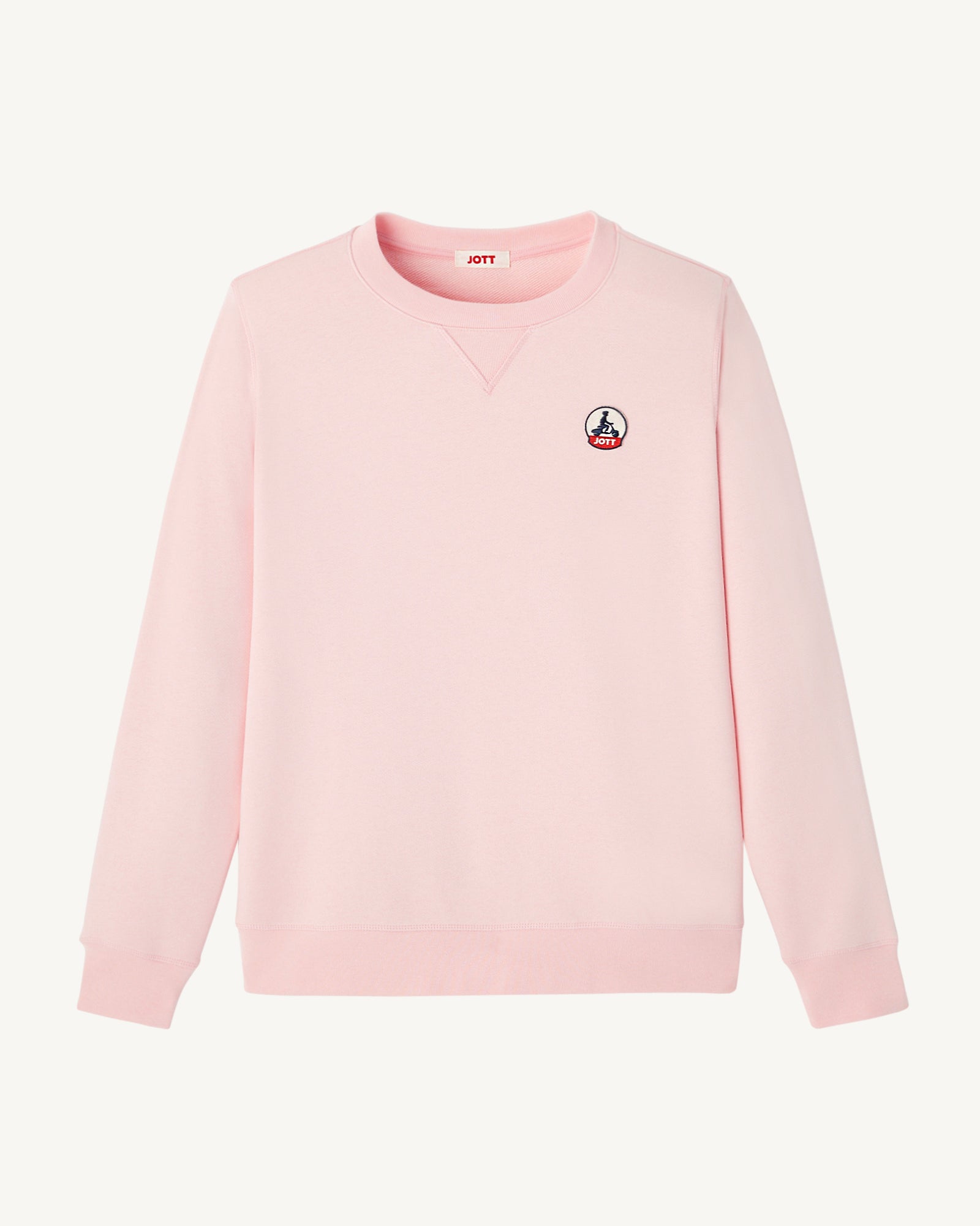 Sweat en coton biologique Rose pêche Elvas