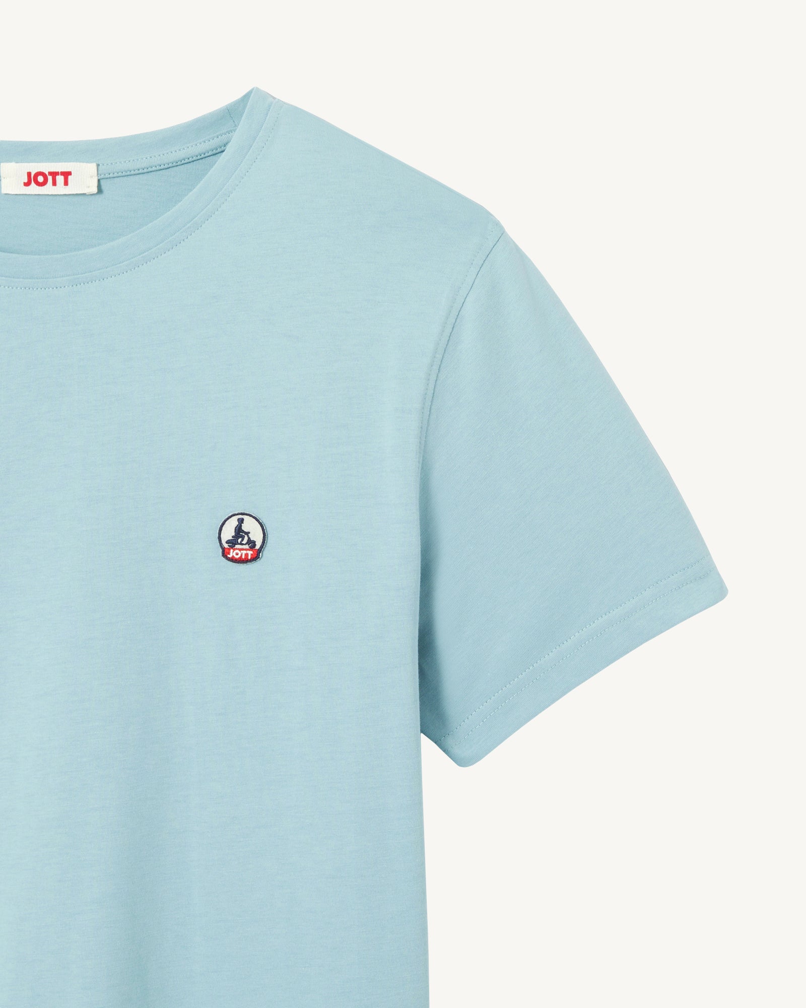 T-shirt en coton biologique Iceberg bleu Pietro