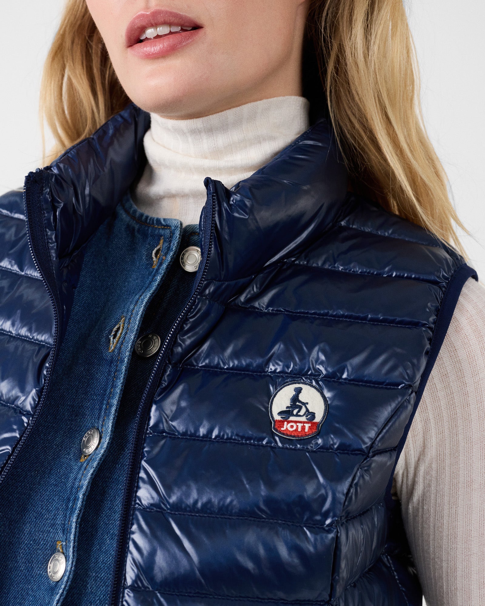 Doudoune légère sans manches Marine Seda shiny