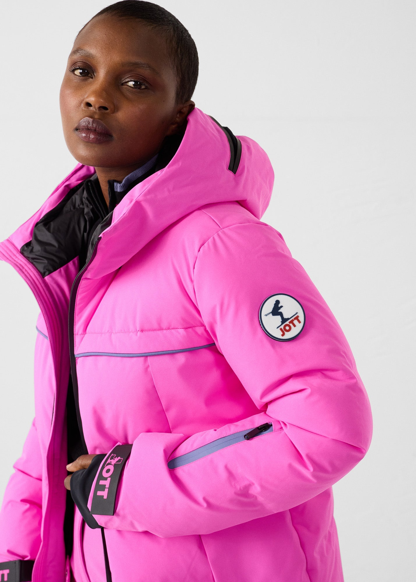Veste de ski Grand froid Rose électrique Soldanelle