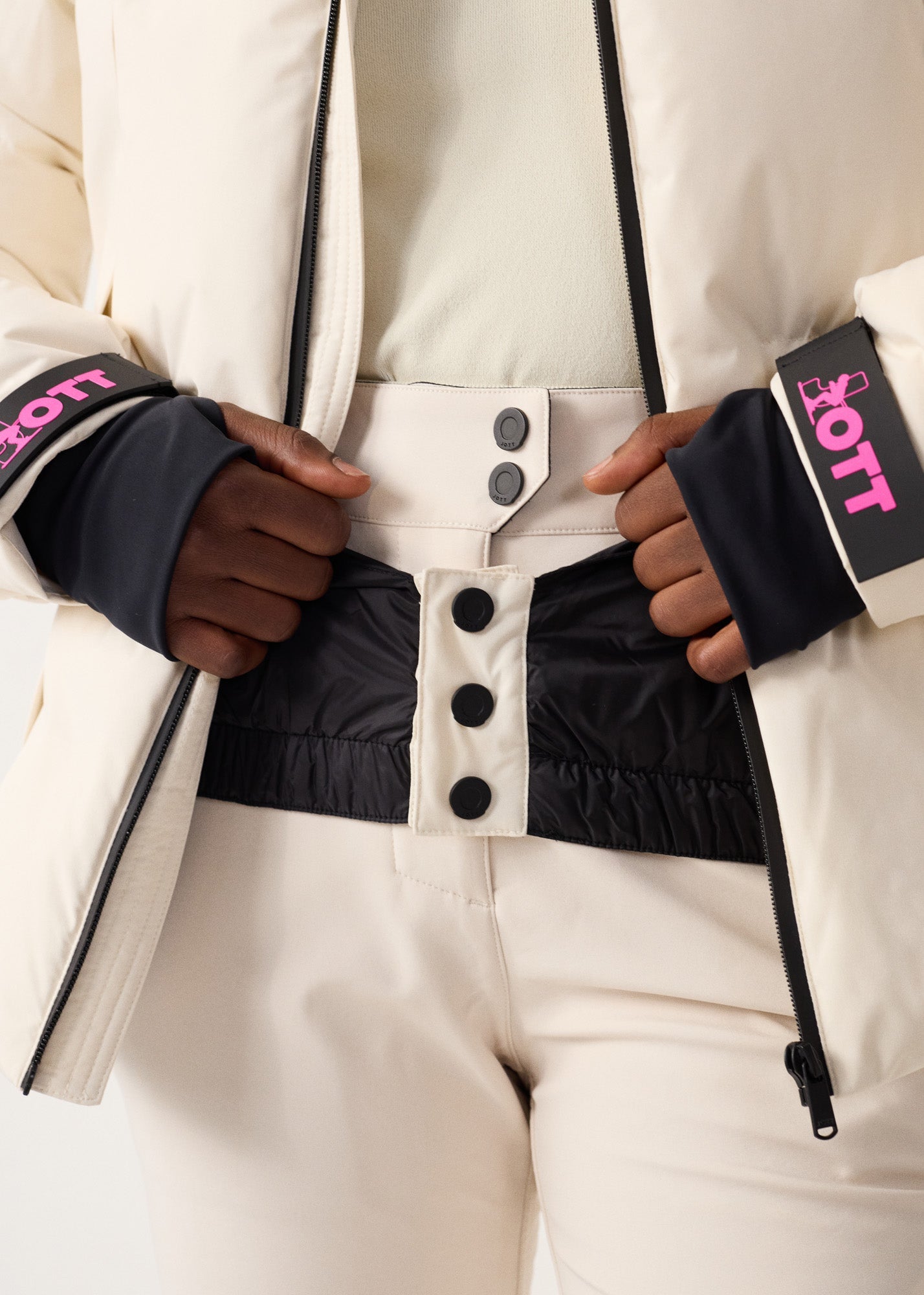 Veste de ski Grand froid Naturel Soldanelle