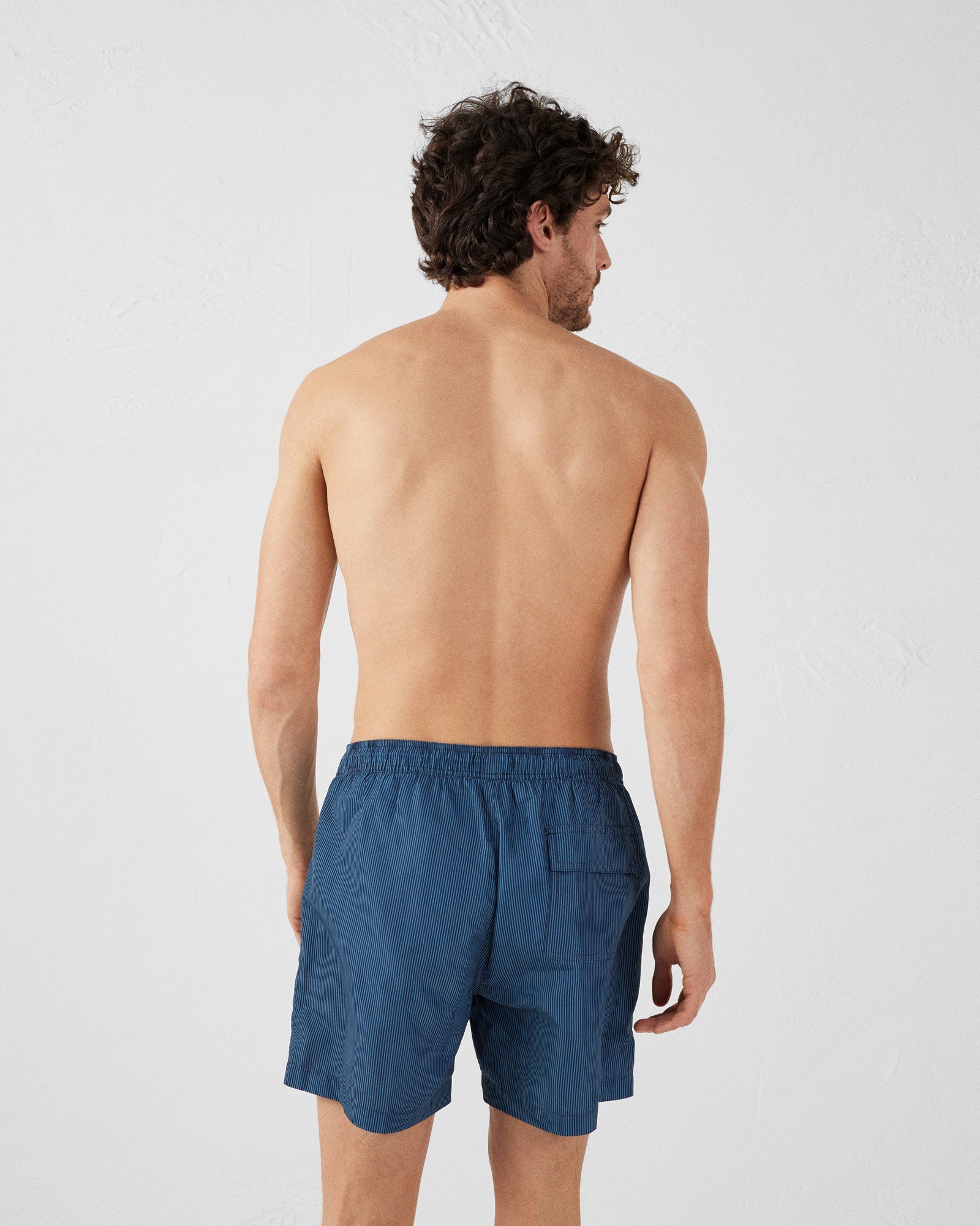 Maillot de bain Stripe marine/Bleu jeans Niolon stripe