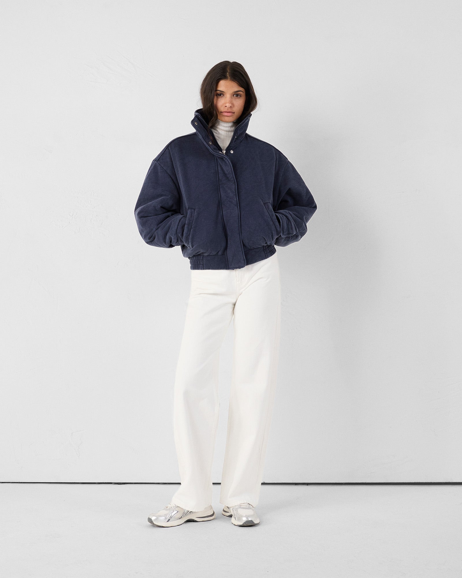 Bomber en jersey Marine Dory