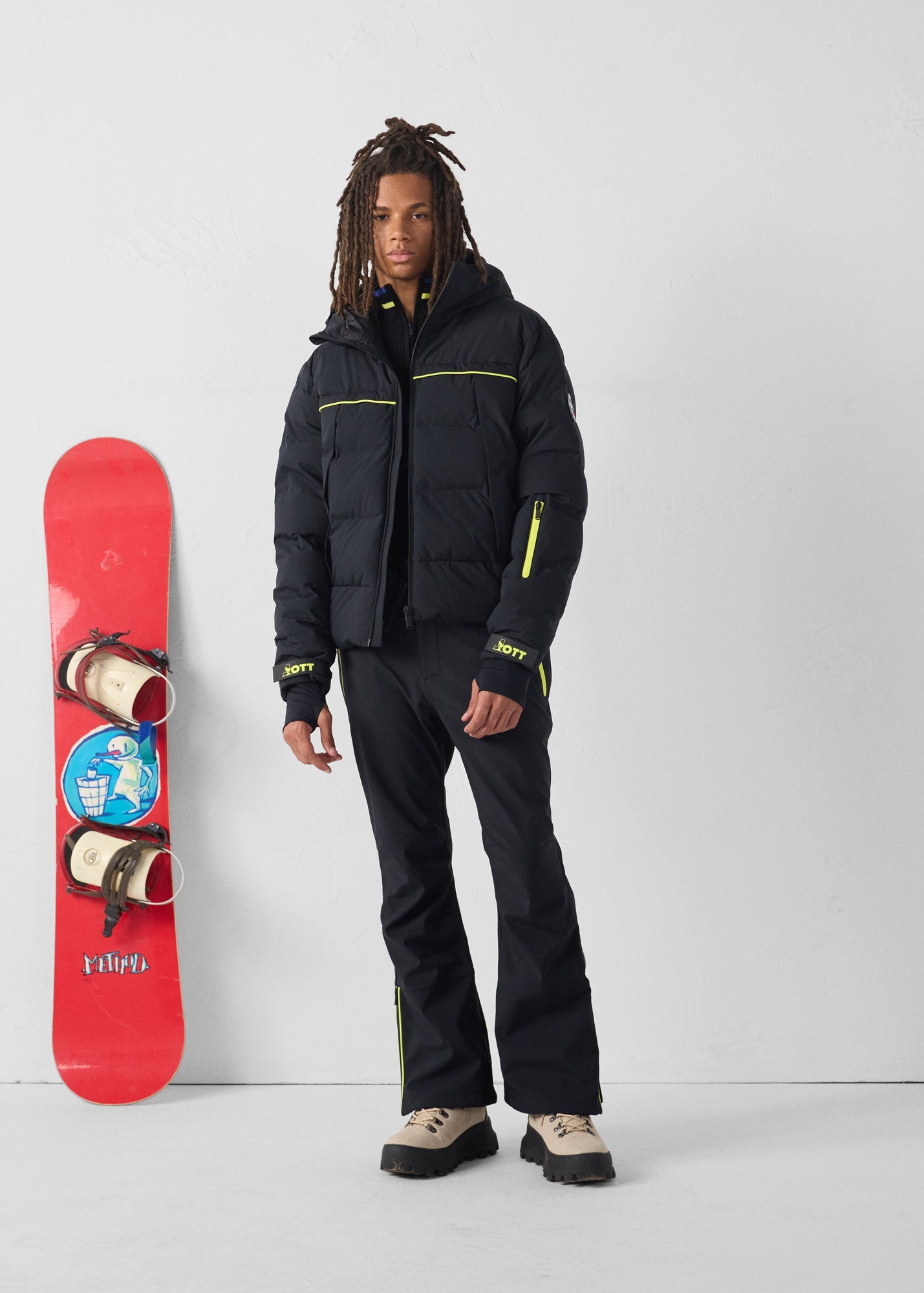 Pantalon ski Imperméable Grand froid Noir Cairn