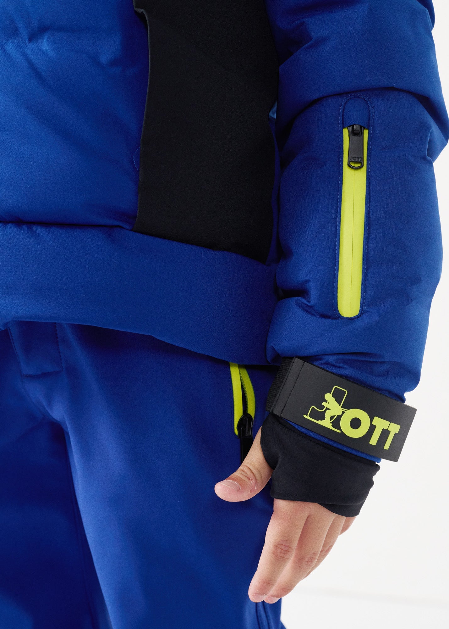 Veste de ski enfant Grand froid Bleu cobalt Cembros