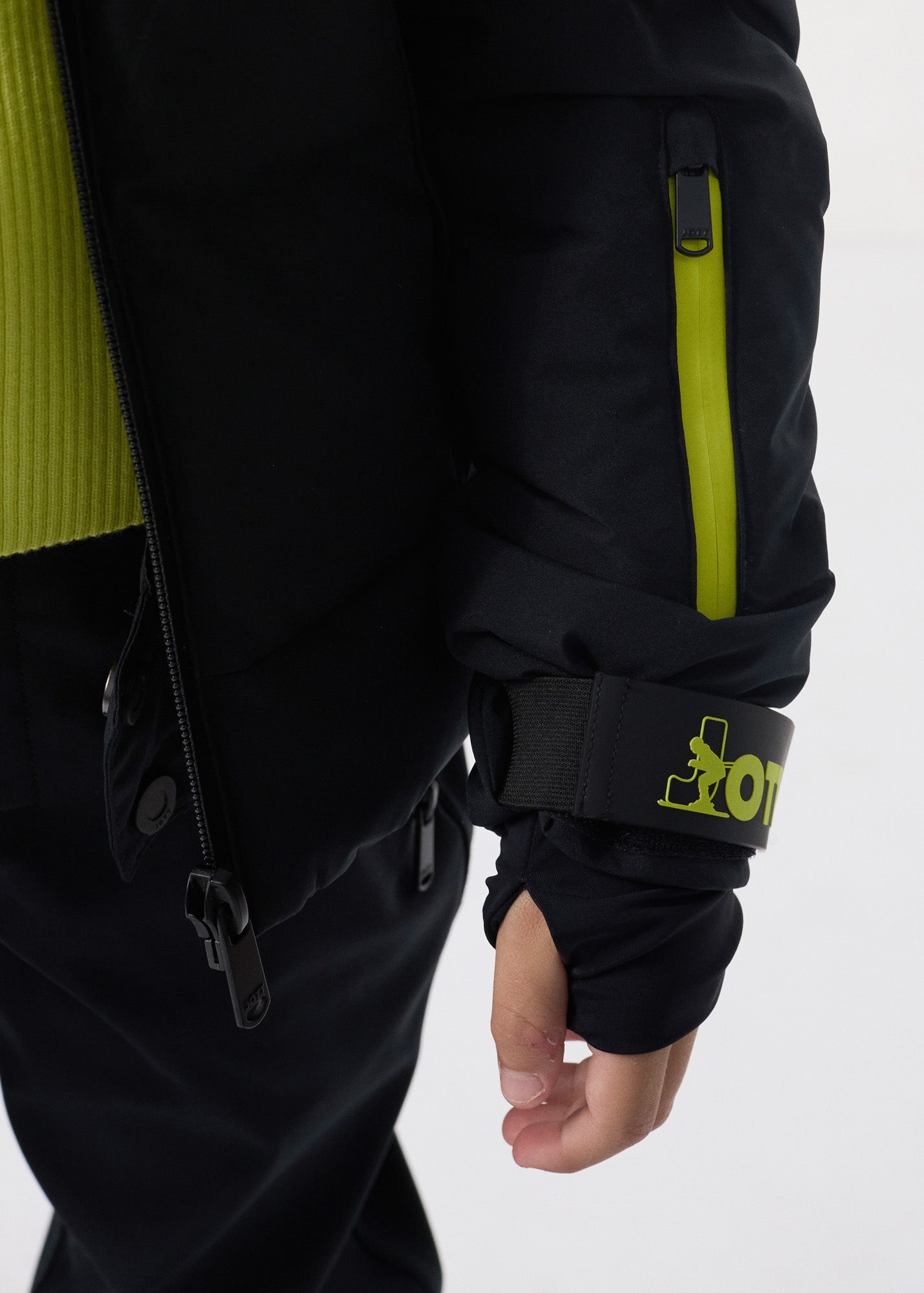 Veste de ski enfant Grand froid Noir Cembros