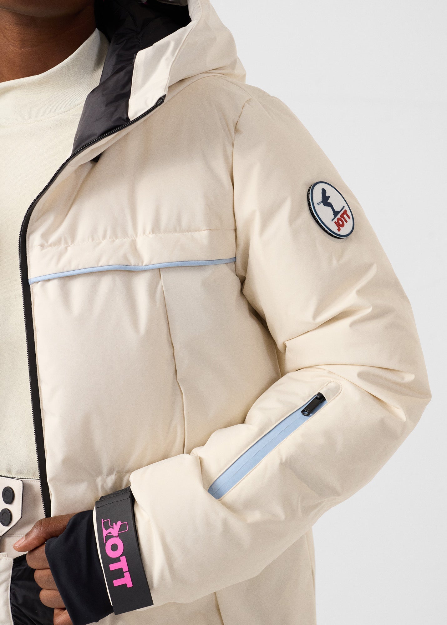 Veste de ski Grand froid Naturel Soldanelle