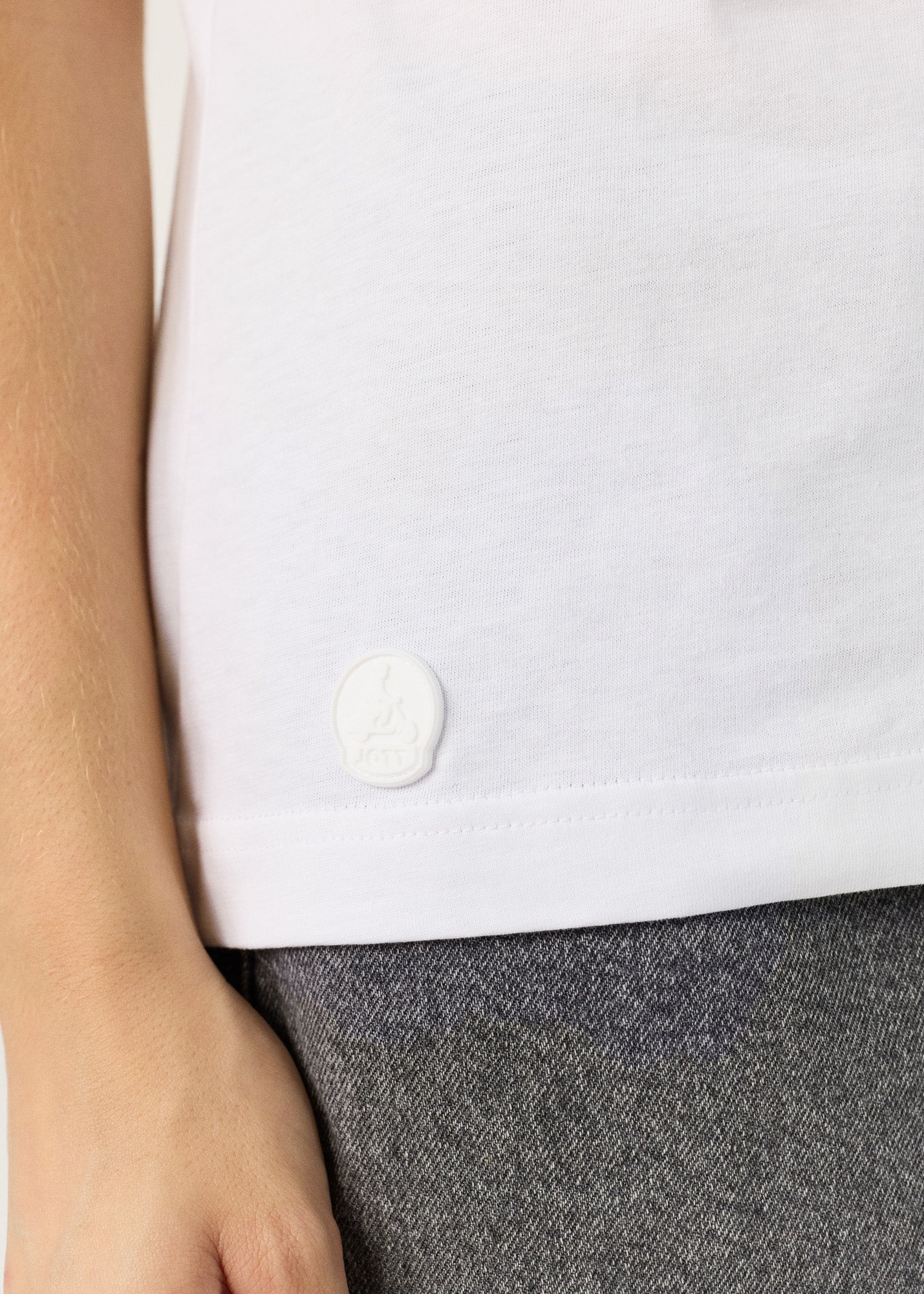 T-Shirt à col rond Blanc Lucia