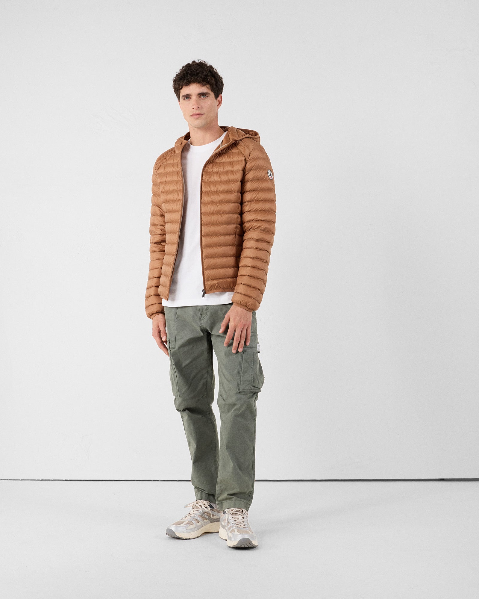 Doudoune légère à capuche Sucre roux Nico