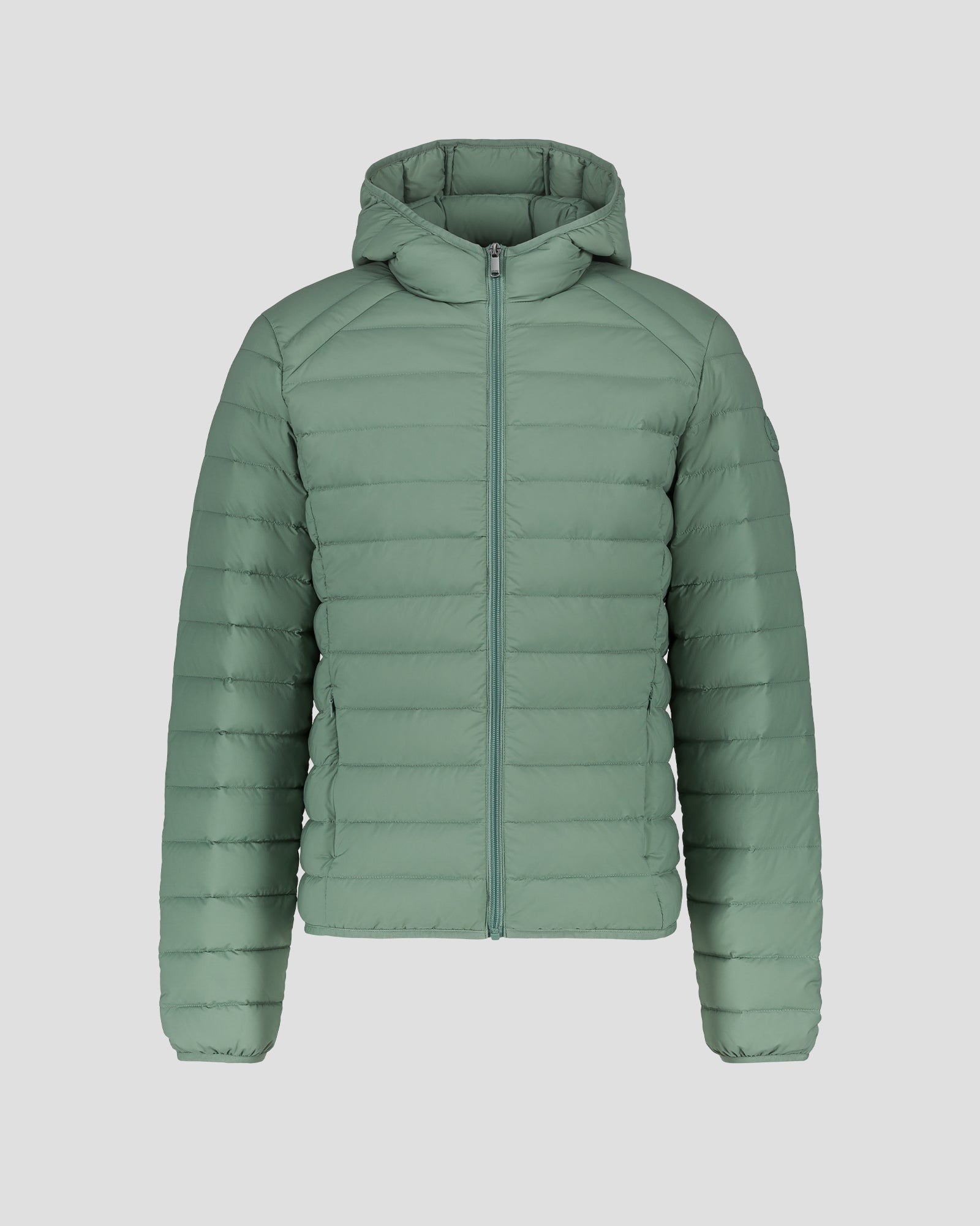 Doudoune légère stretch à capuche Vert minéral Frantz