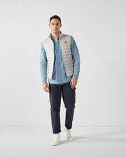 Doudoune sans manches Gris glace Tom