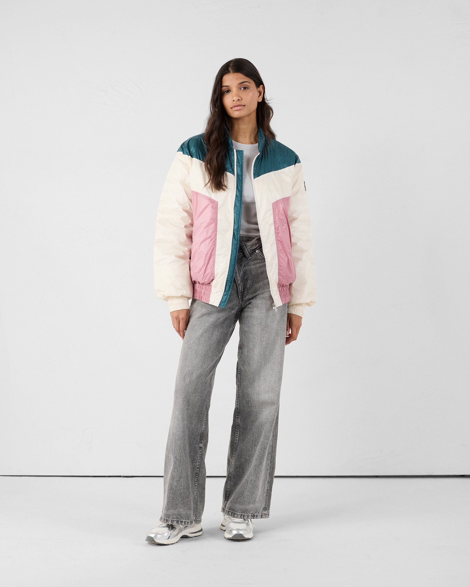 Veste esprit puffer Deep lake/Rose antique Joan