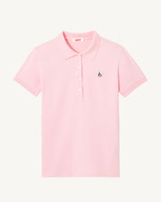 Polo en coton biologique Rose pêche Franca