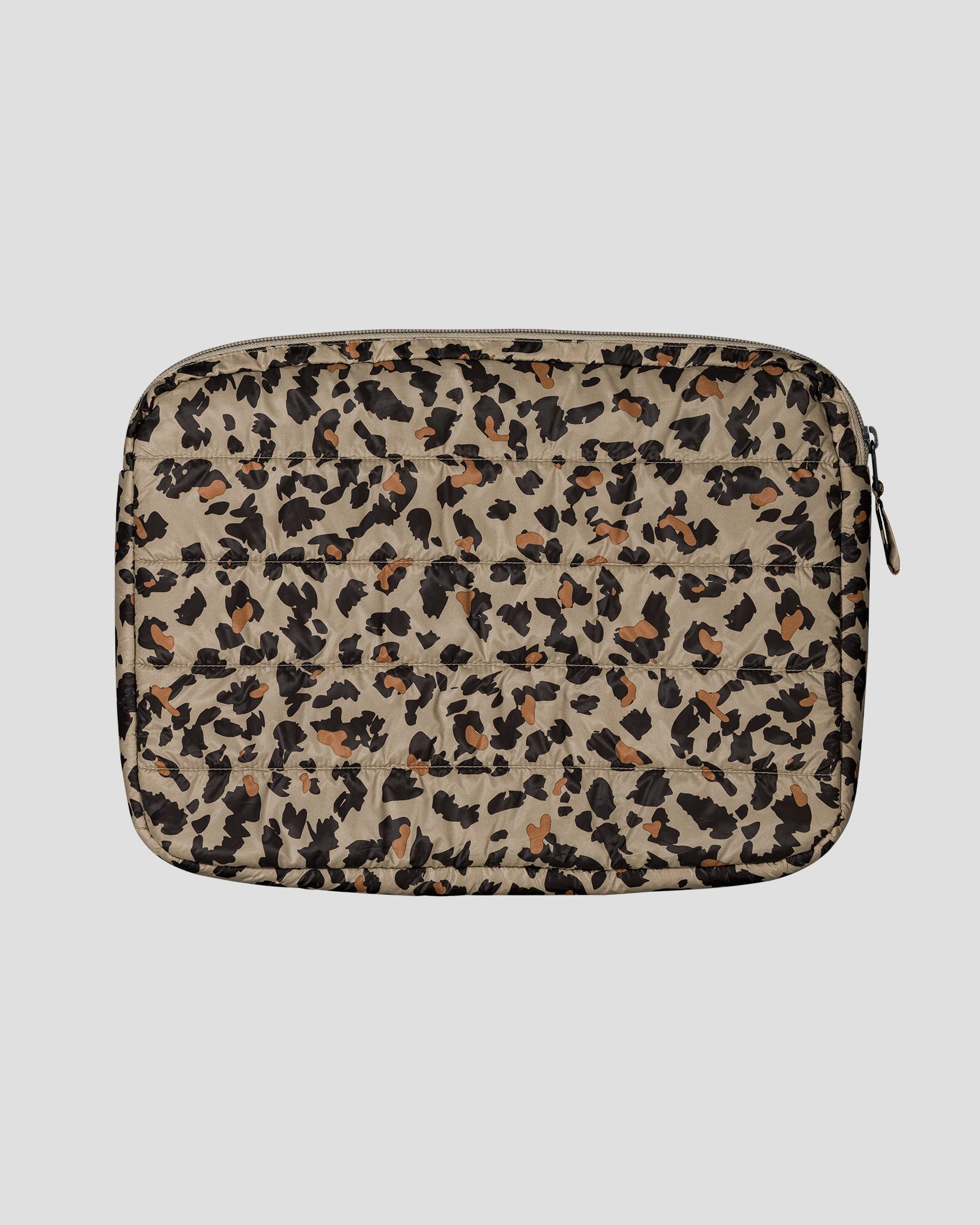 Housse d'ordinateur Leopard beige Hateya print