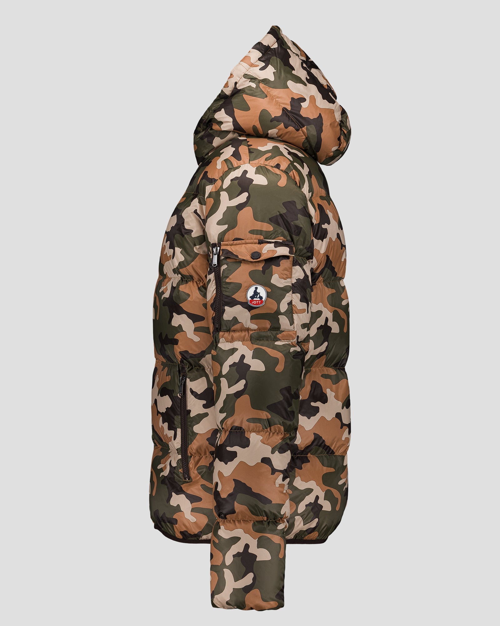 Doudoune Grand Froid  Camo sucre roux Java print