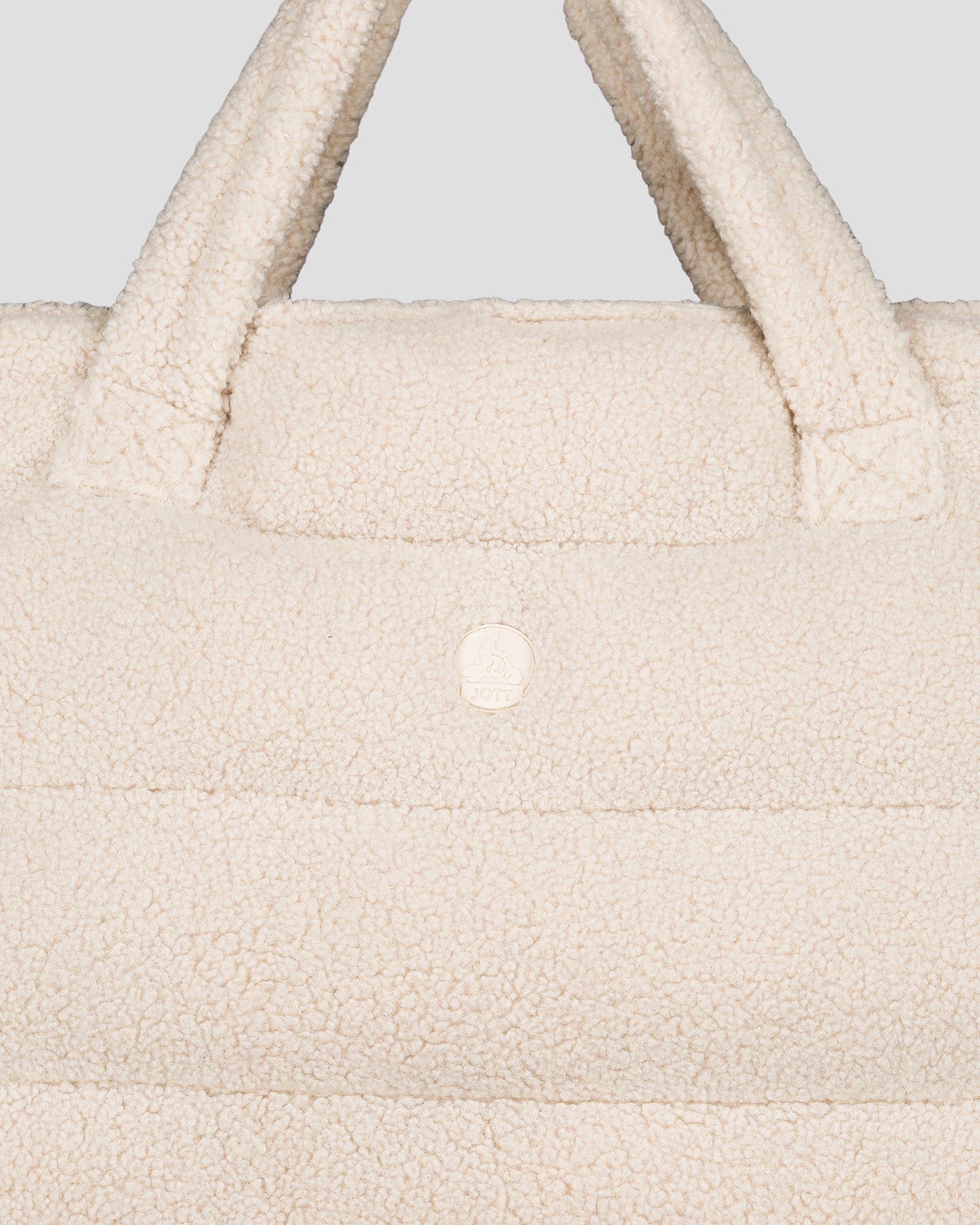 Maxi totebag Naturel Leina sherpa