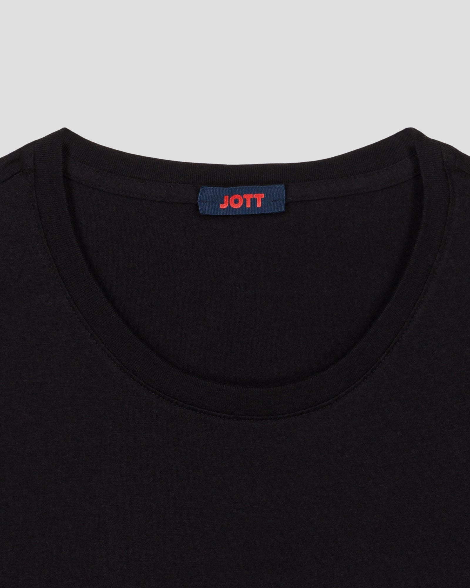 T-Shirt à col rond Noir Lucia