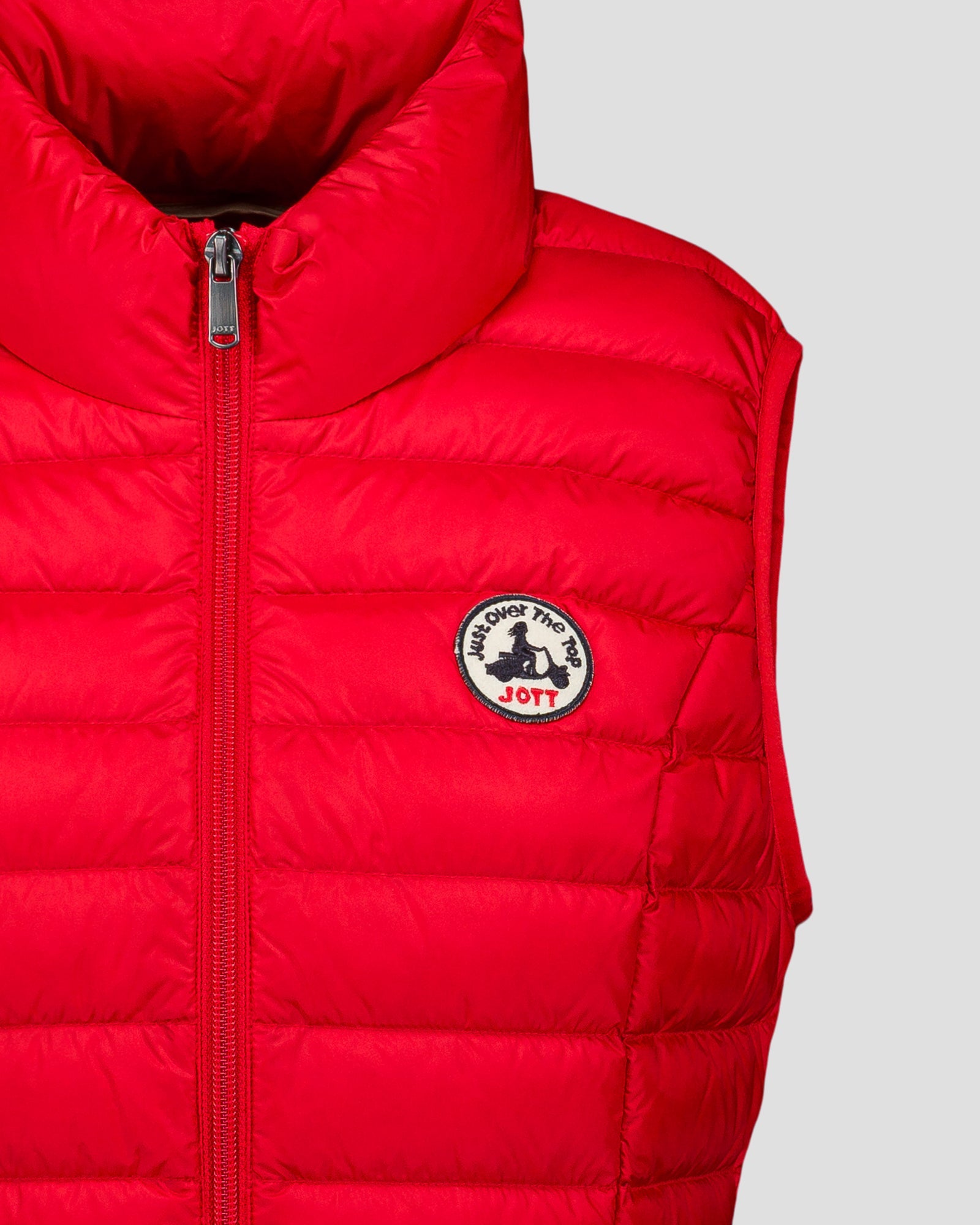 Doudoune légère sans manches Rouge carmin Seda