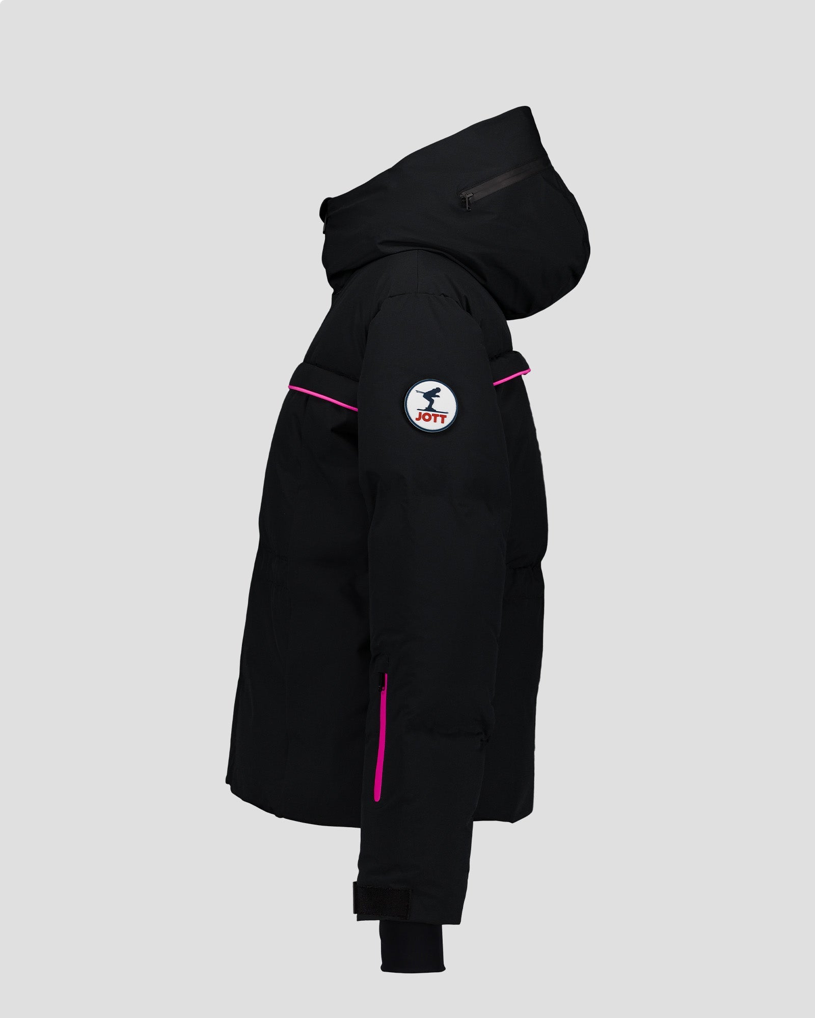 Veste de ski Grand froid Noir Soldanelle