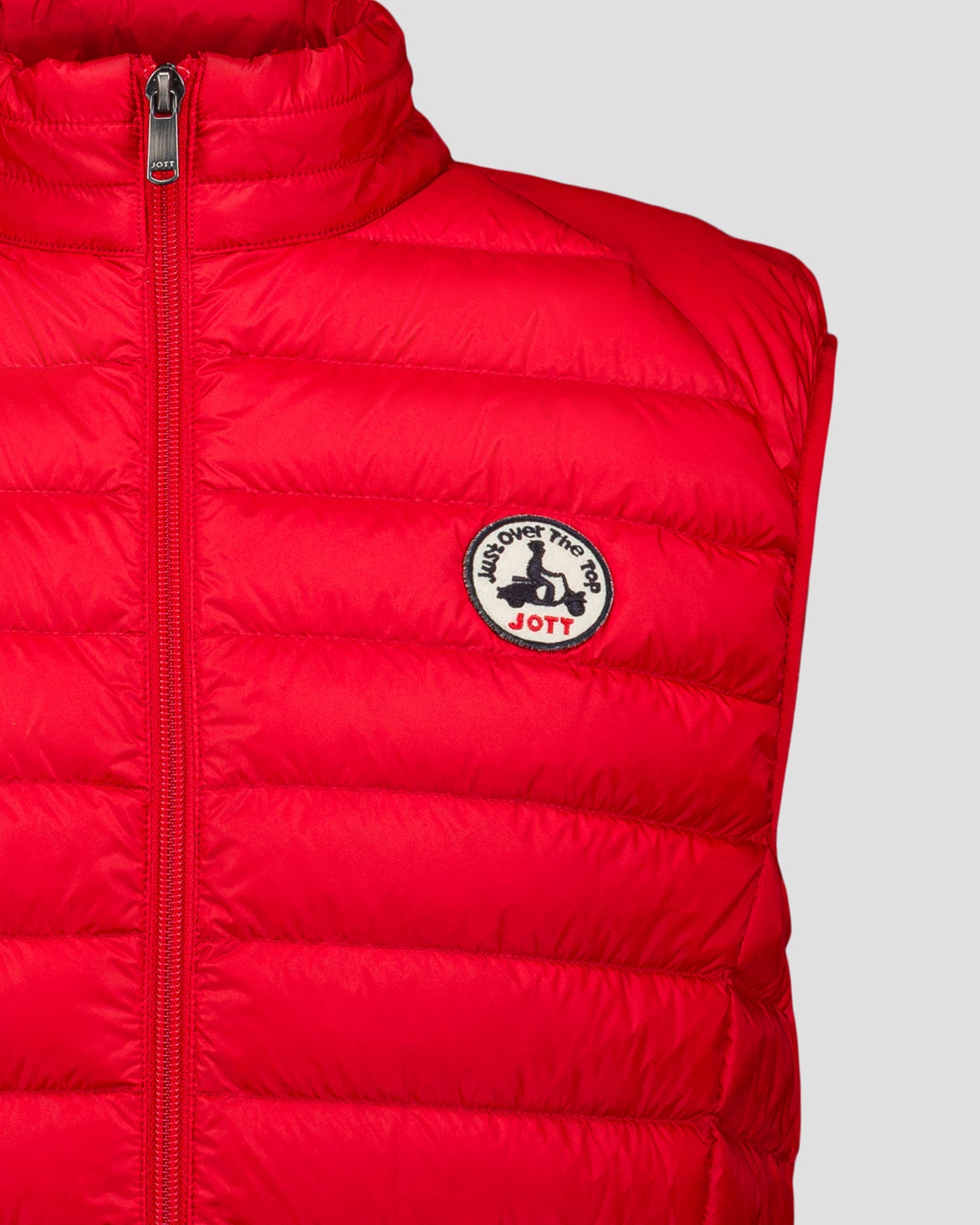 Doudoune sans manches Rouge carmin Tom