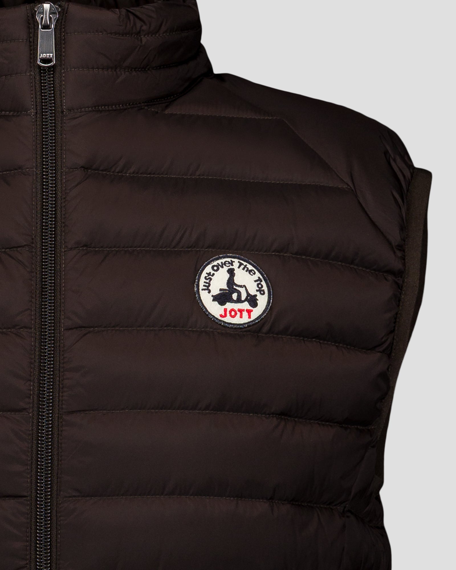 Doudoune sans manches Café noir Tom