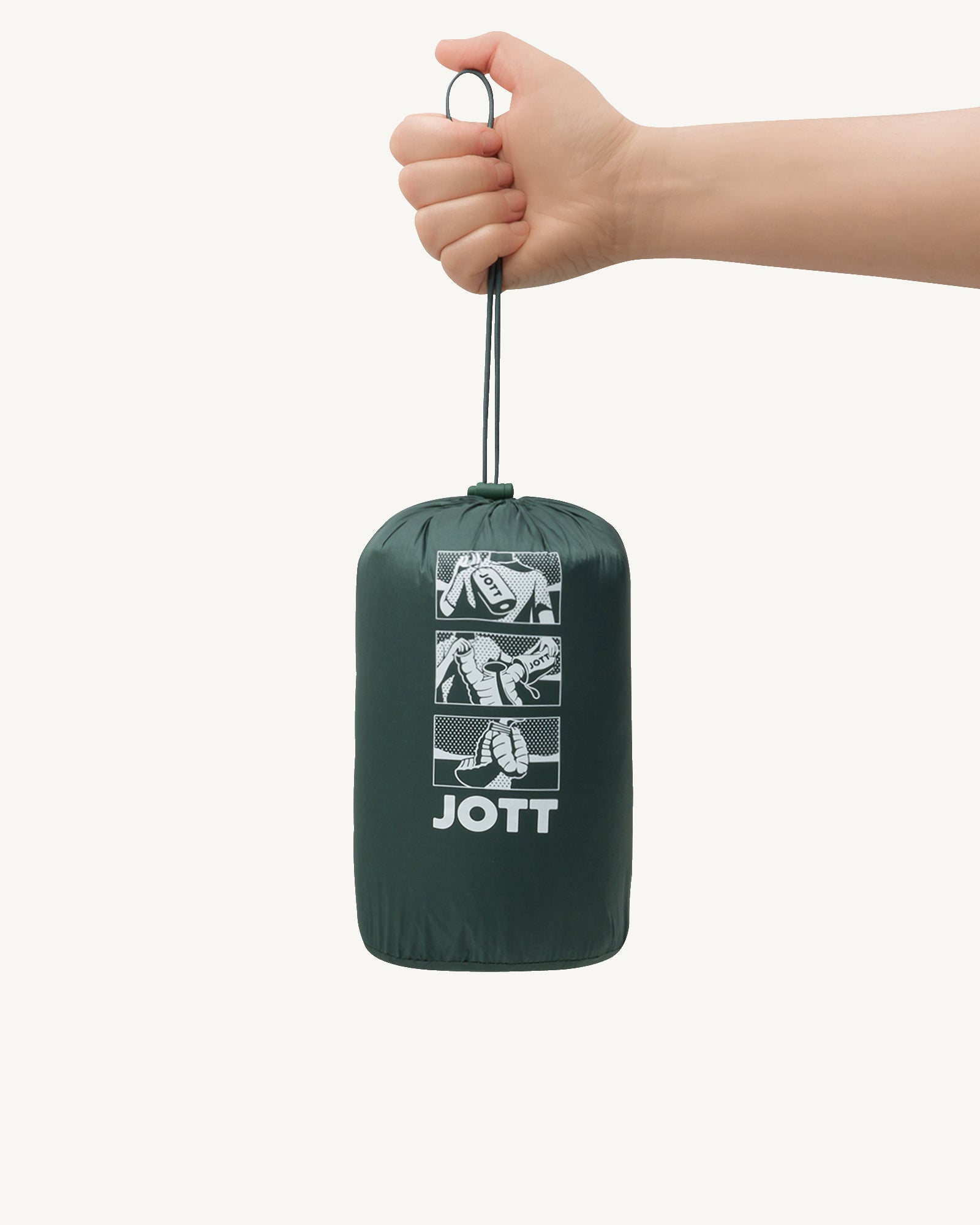 Doudoune légère à capuche enfant Vert céladon Hugo