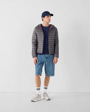 Doudoune légère à capuche Anthracite Nico