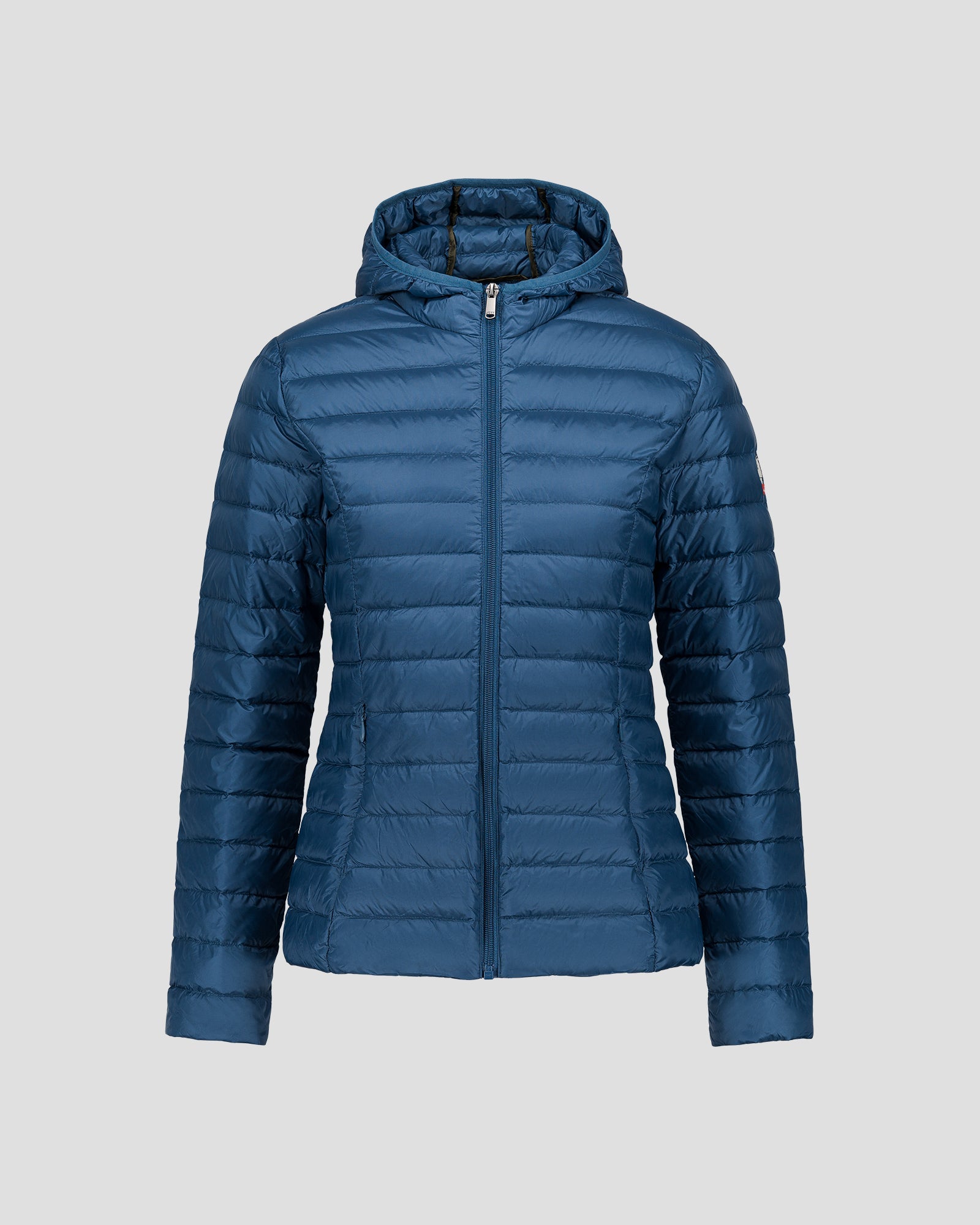 Doudoune légère à capuche Bleu jeans Cloe