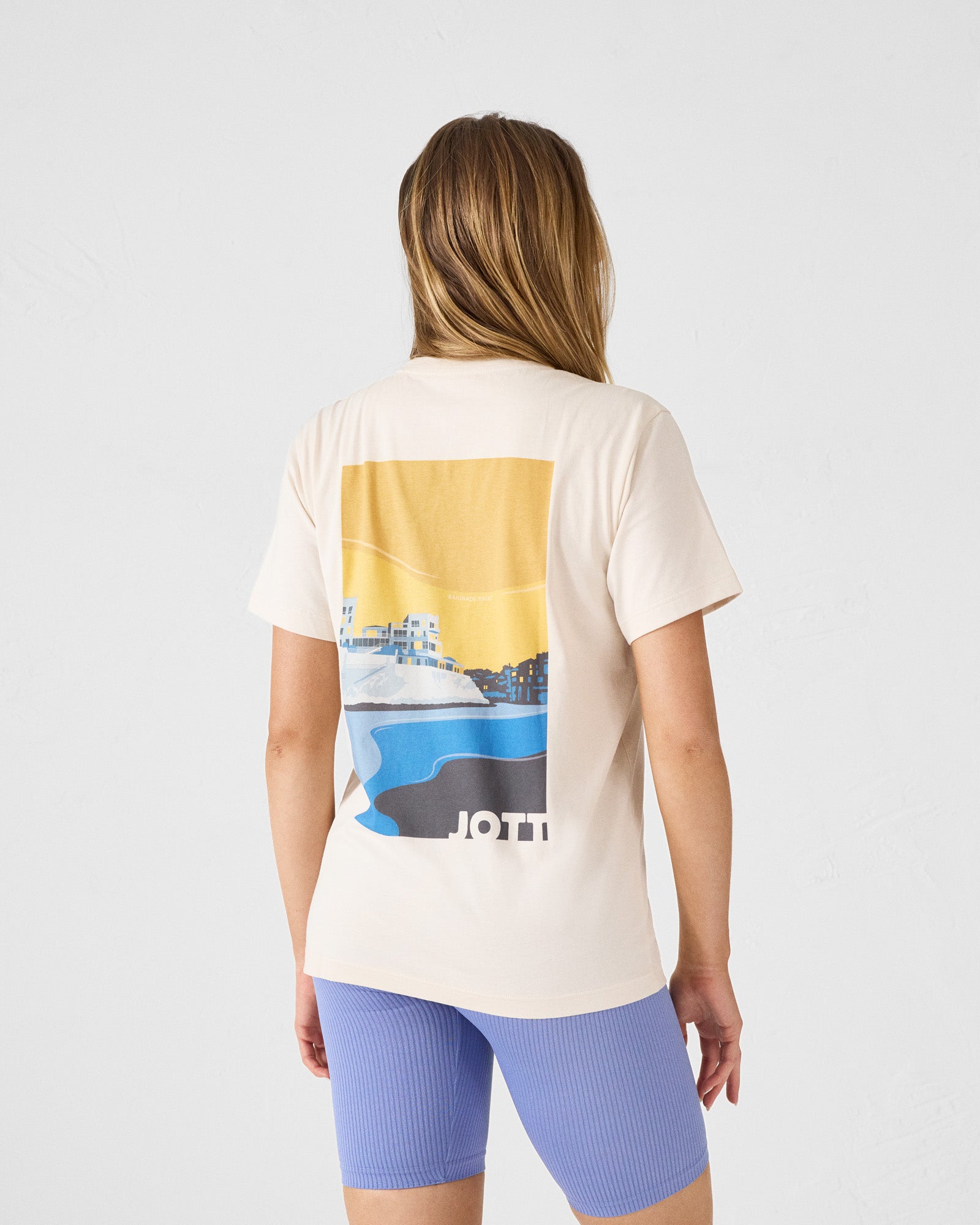 T-shirt col rond en coton Sable Espar