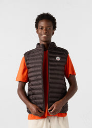 Doudoune sans manches Café noir Tom