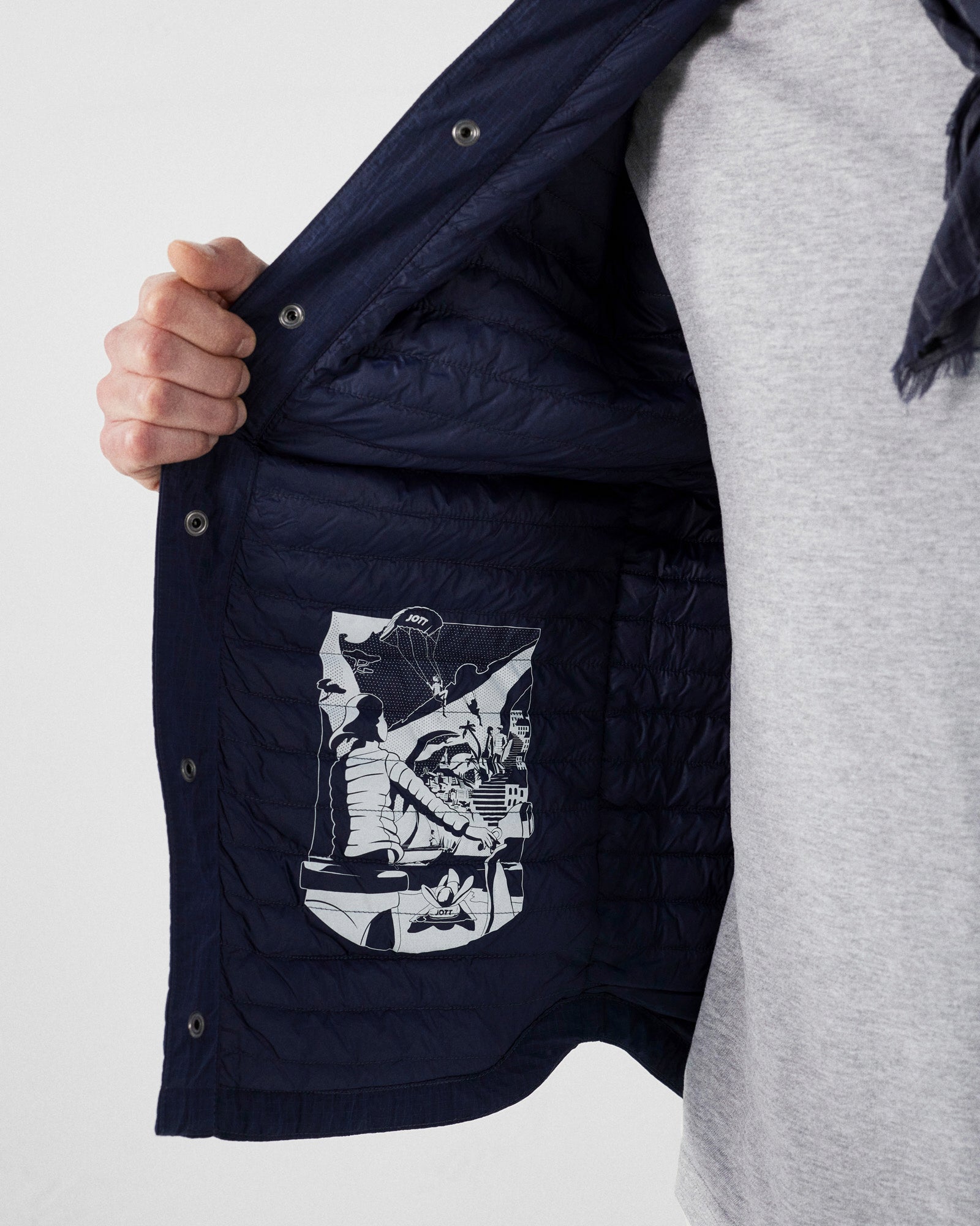 Veste surchemise Ultralight Marine Jeremy