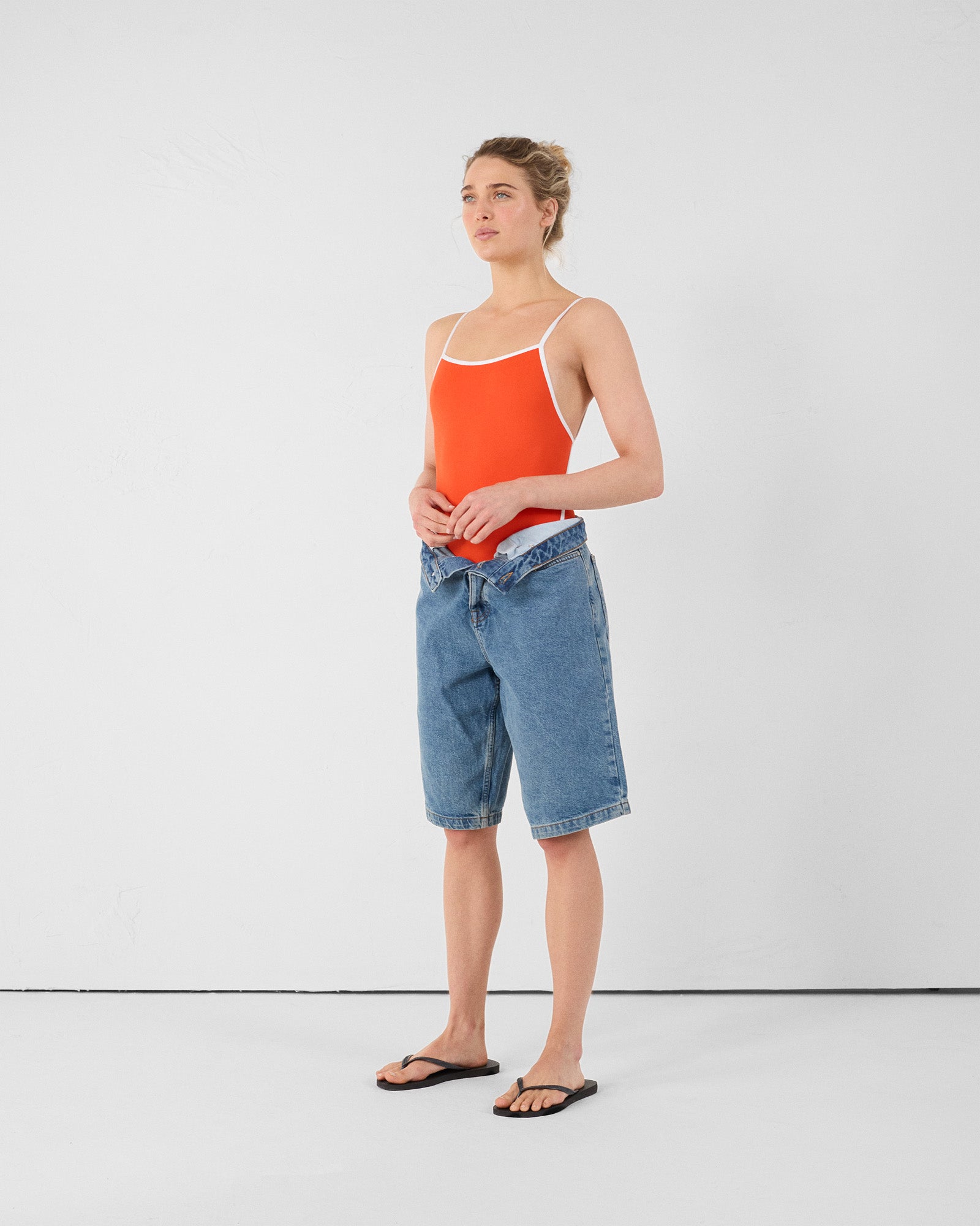 Maillot de bain une pièce Rouge feu Melina