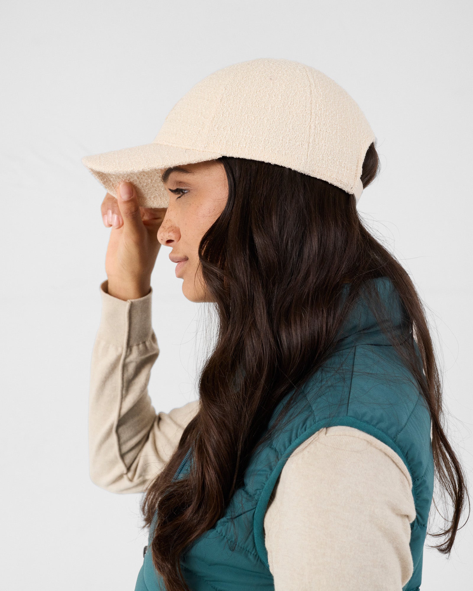 Casquette en tweed Naturel Fox