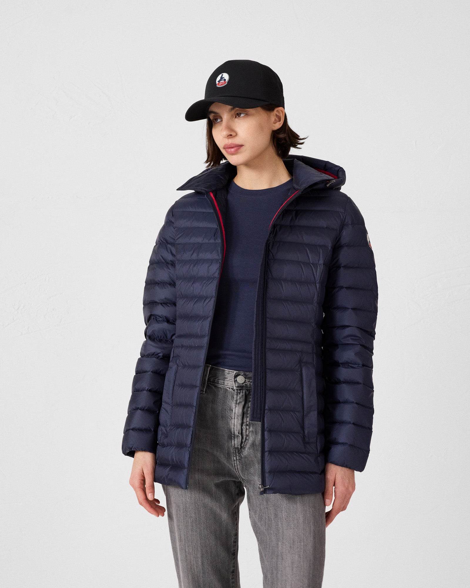 Doudoune à capuche mi-longue Marine Nour 2.0