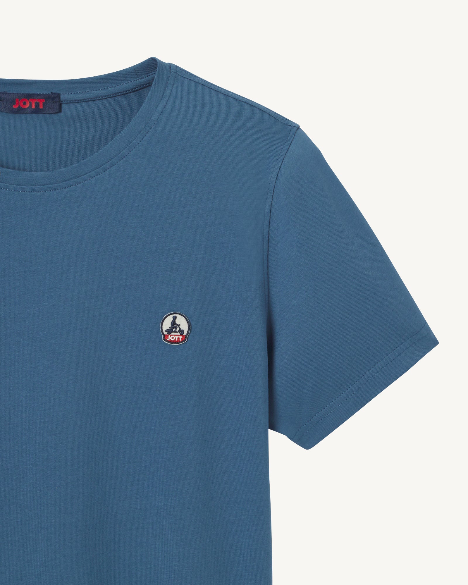 T-shirt homme en coton biologique Bleu jeans Pietro