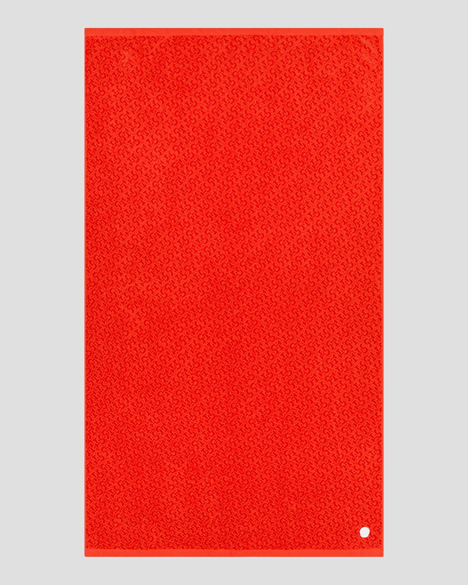 Serviette de plage en éponge Rouge feu Noam
