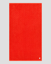 Serviette de plage en éponge Rouge feu Noam