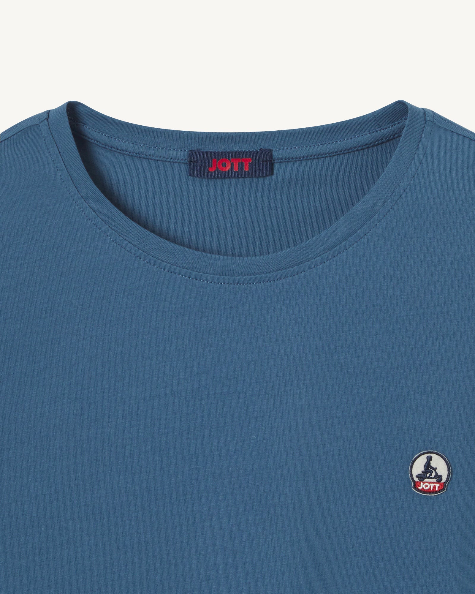 T-shirt homme en coton biologique Bleu jeans Pietro