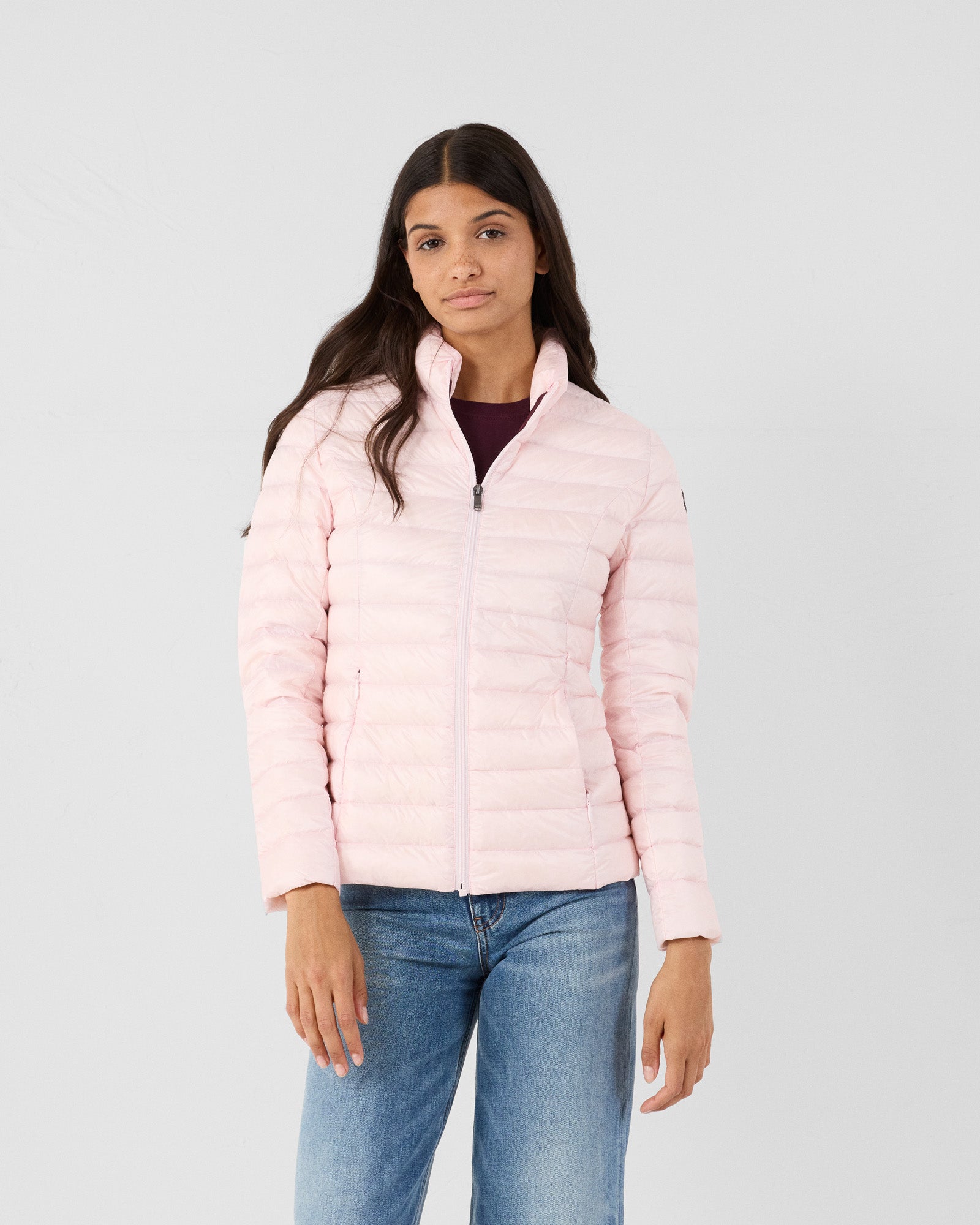 Doudoune légère Rose pétale Cha