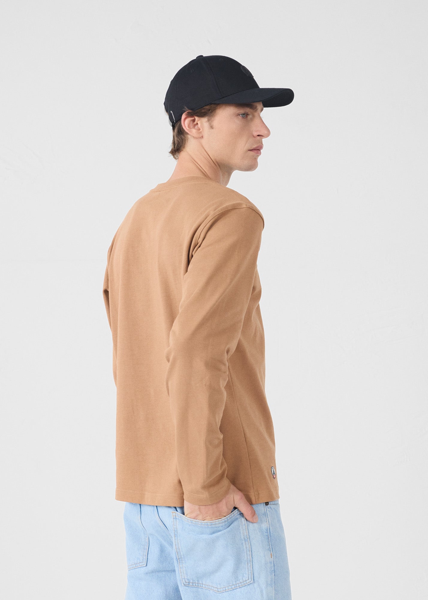 T-Shirt à col rond Sucre roux Emilio