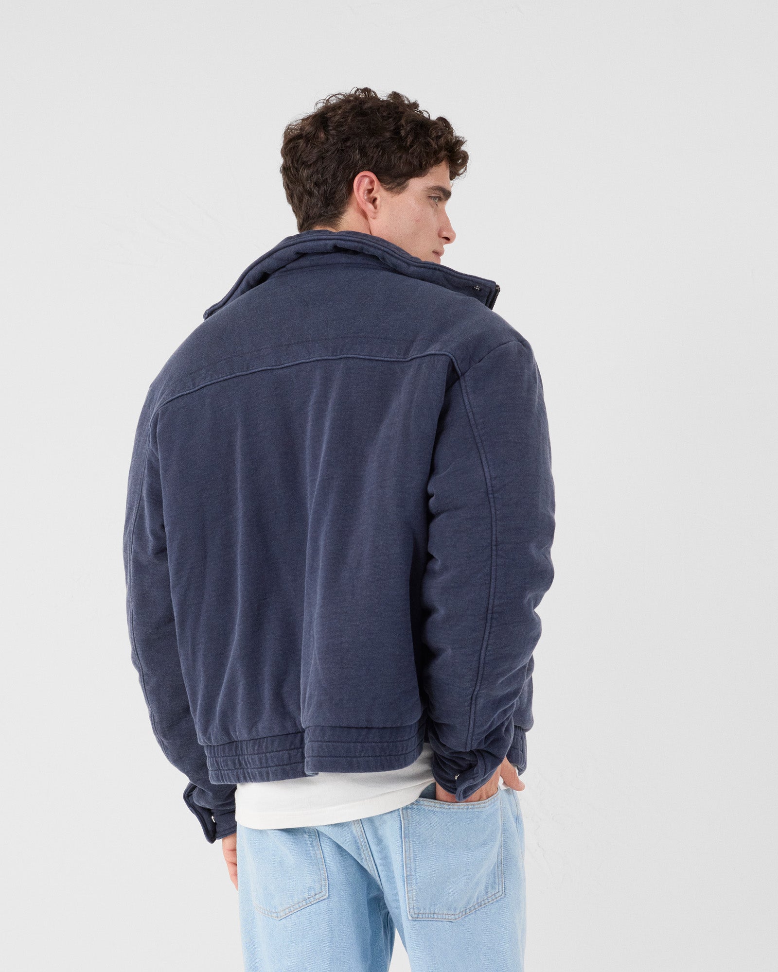 Bomber en jersey Marine Hank