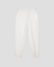 Pantalon de sport en coton Blanc Iris
