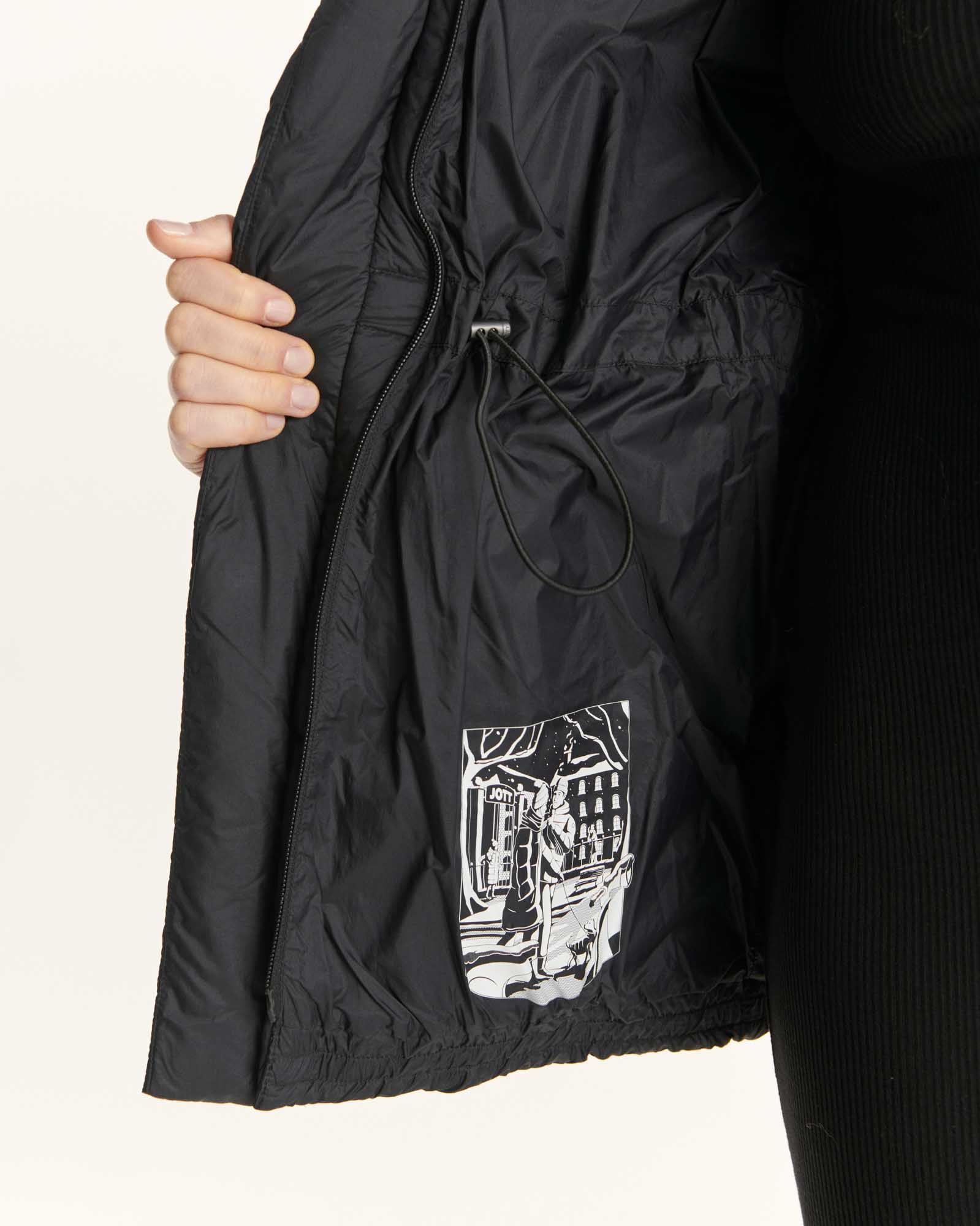 Doudoune à capuche Grand Froid Noir Luxe 2.0